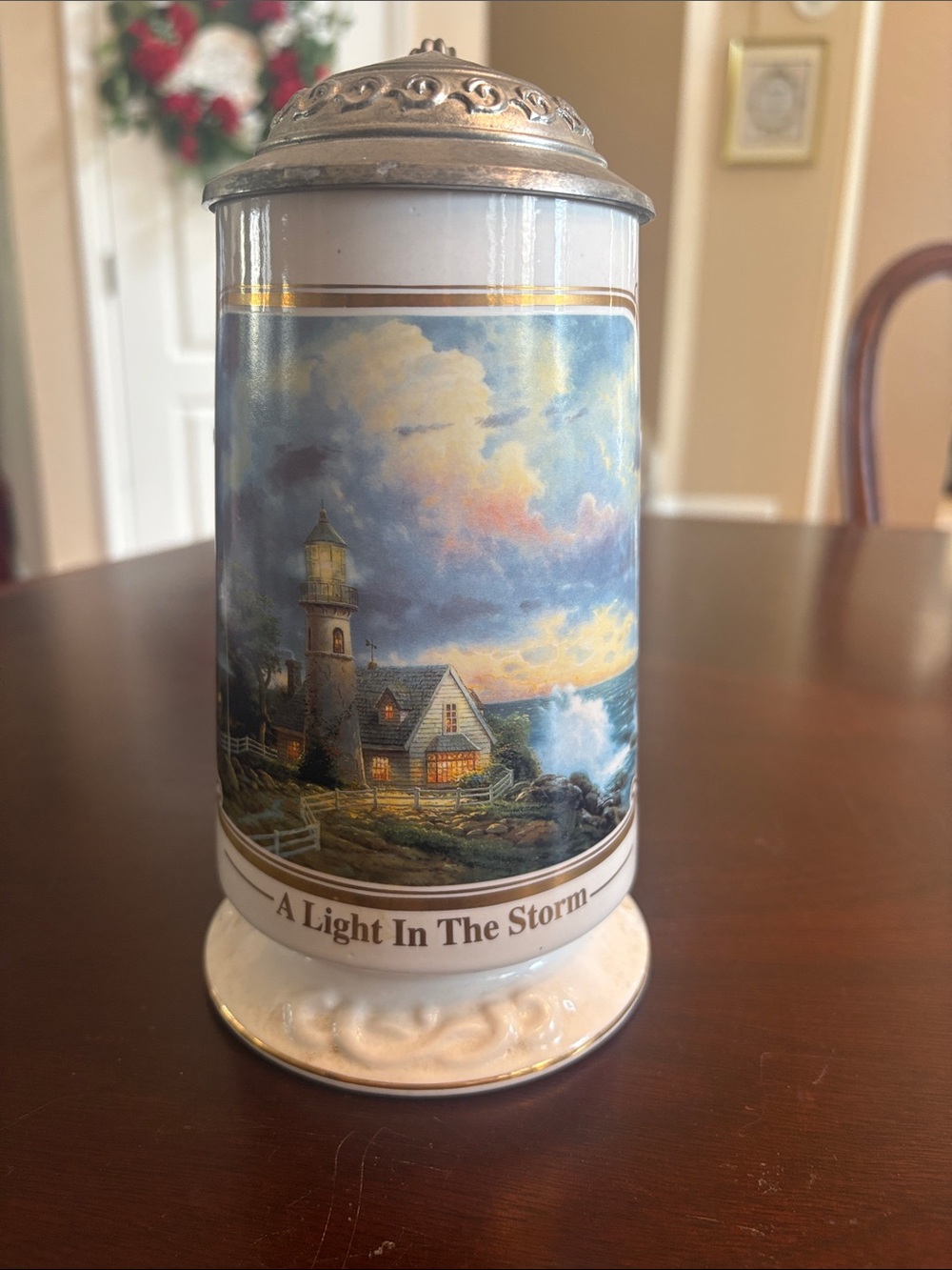 Thomas Kinkade “ A light in the storm “ 1998